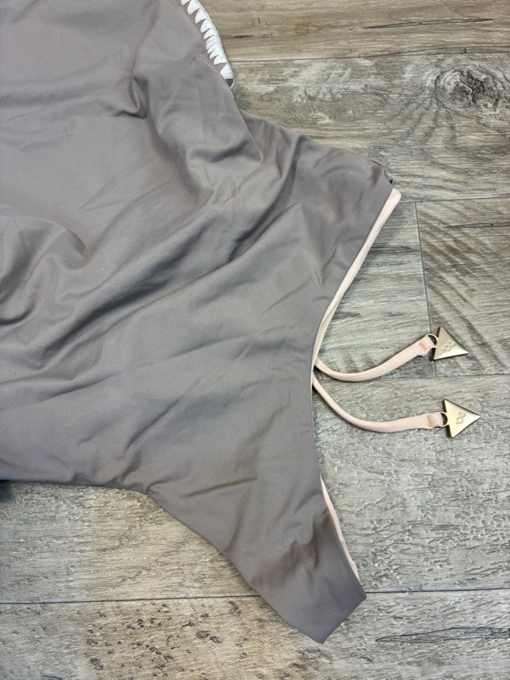 Bond Eye Sunday Session Reversible Taupe One Piece Swimsuit - Picture 7 of 13